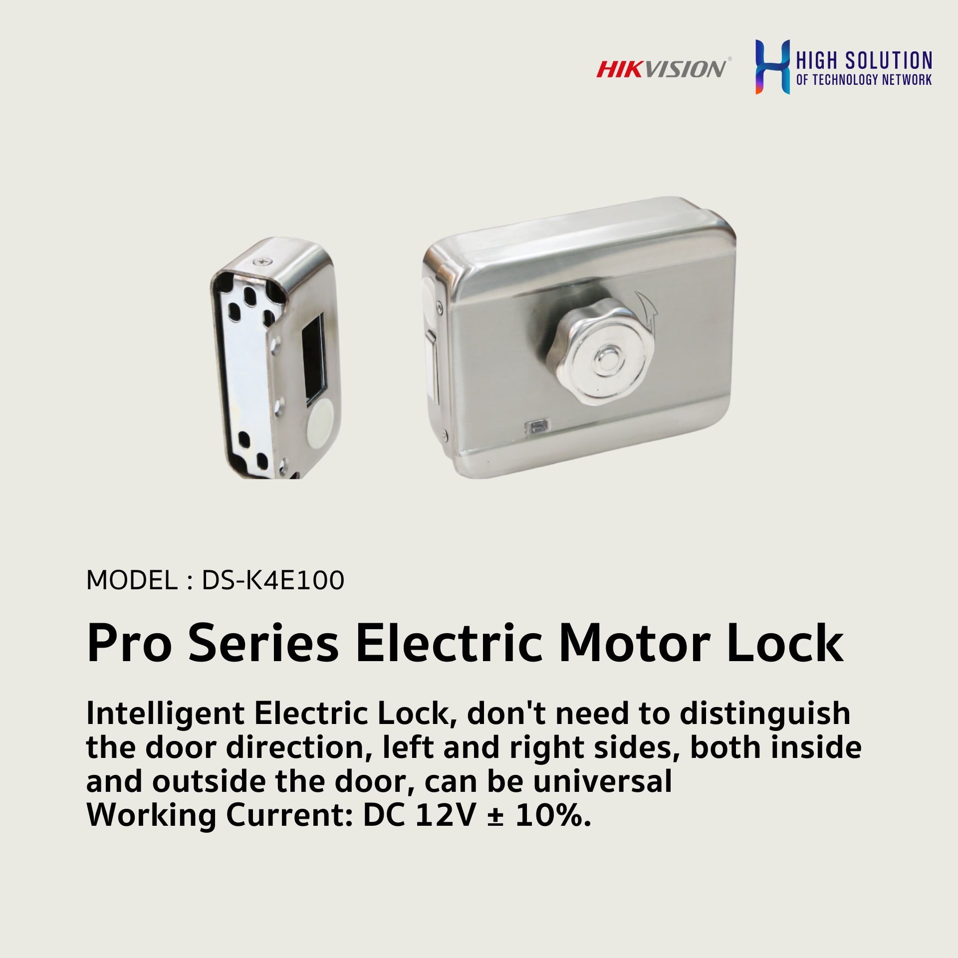 DS-K4E100 HIKVISION Pro Series Electric Motor Lock
