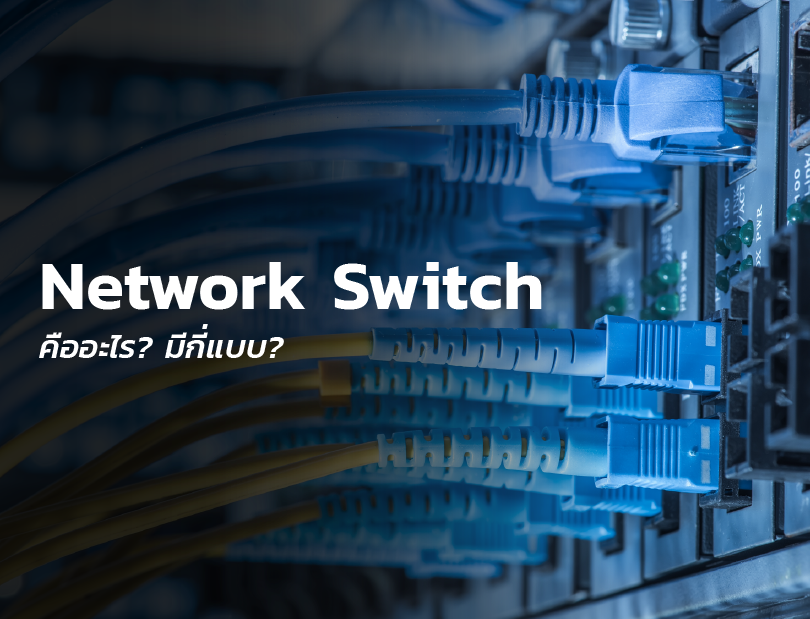 What is a network switch? How many types are there?
