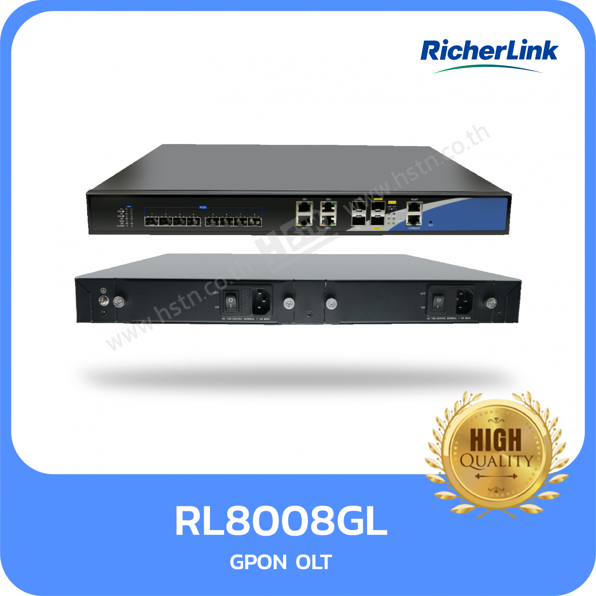 RL8008GL, GPON OLT