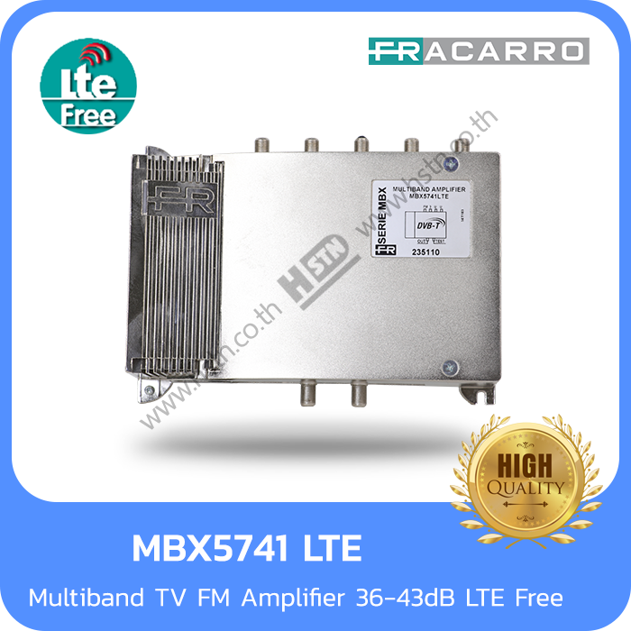 MBX5741LTE Multi-Band Amplifier 35-43dB Indoor Digital TV Booster with LTE/4G/5G Filter Fracarro