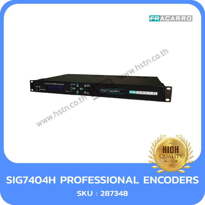 287348 SIG7404H, Analog/HDMI to ASI professional encoder Series