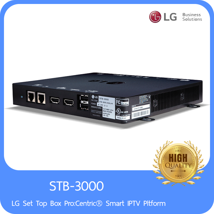 STB-3000 LG Set Top Box Pro:Centric® Smart IPTV Platform