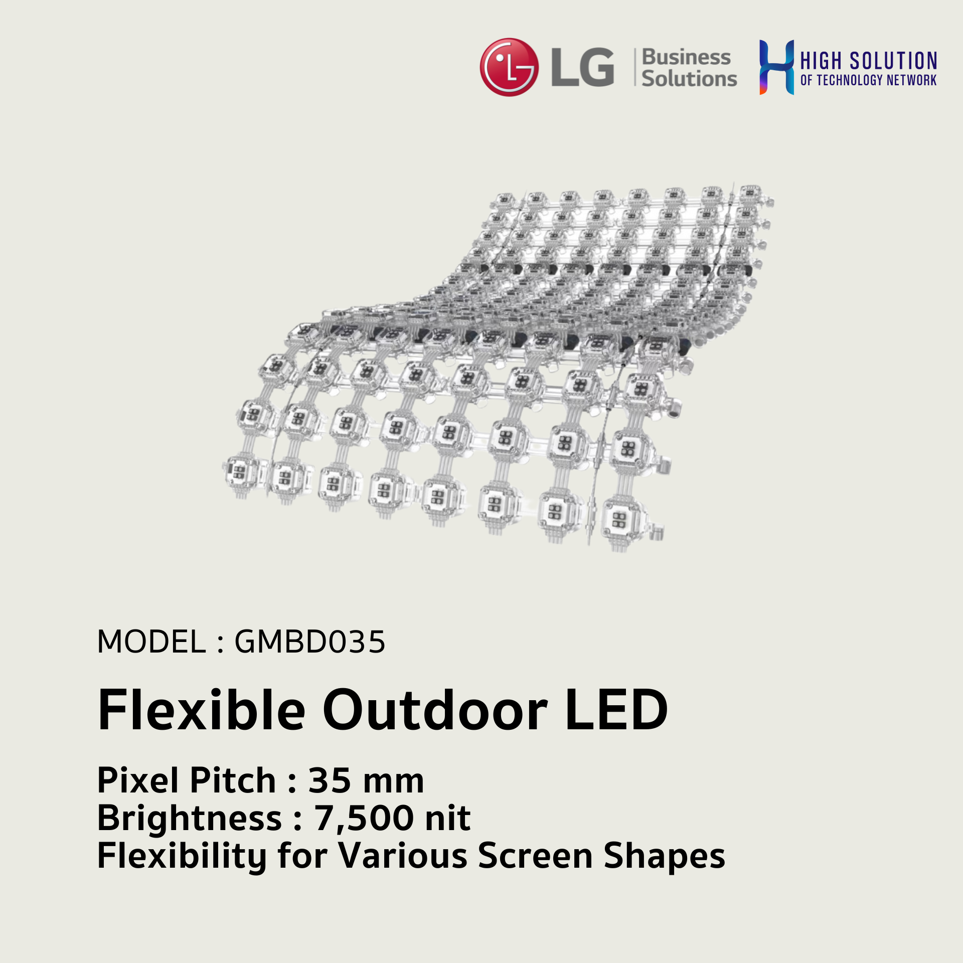 GMBD035 LG Flexible Outdoor LED Flexibility for Various Screen Shapes ...
