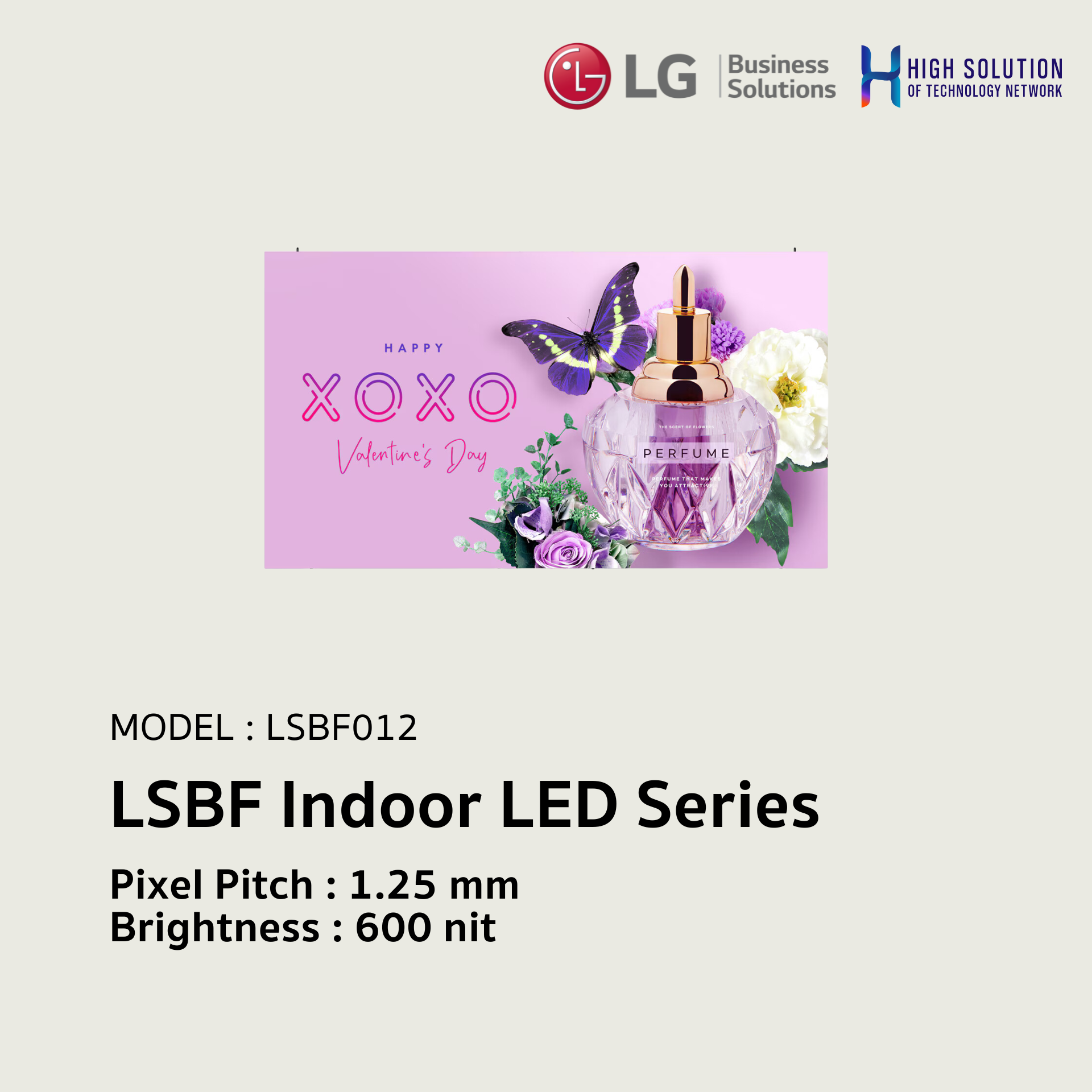 LSBF012 LG LSBF Indoor LED Series Compatibility with LG Software Solutions P1.25