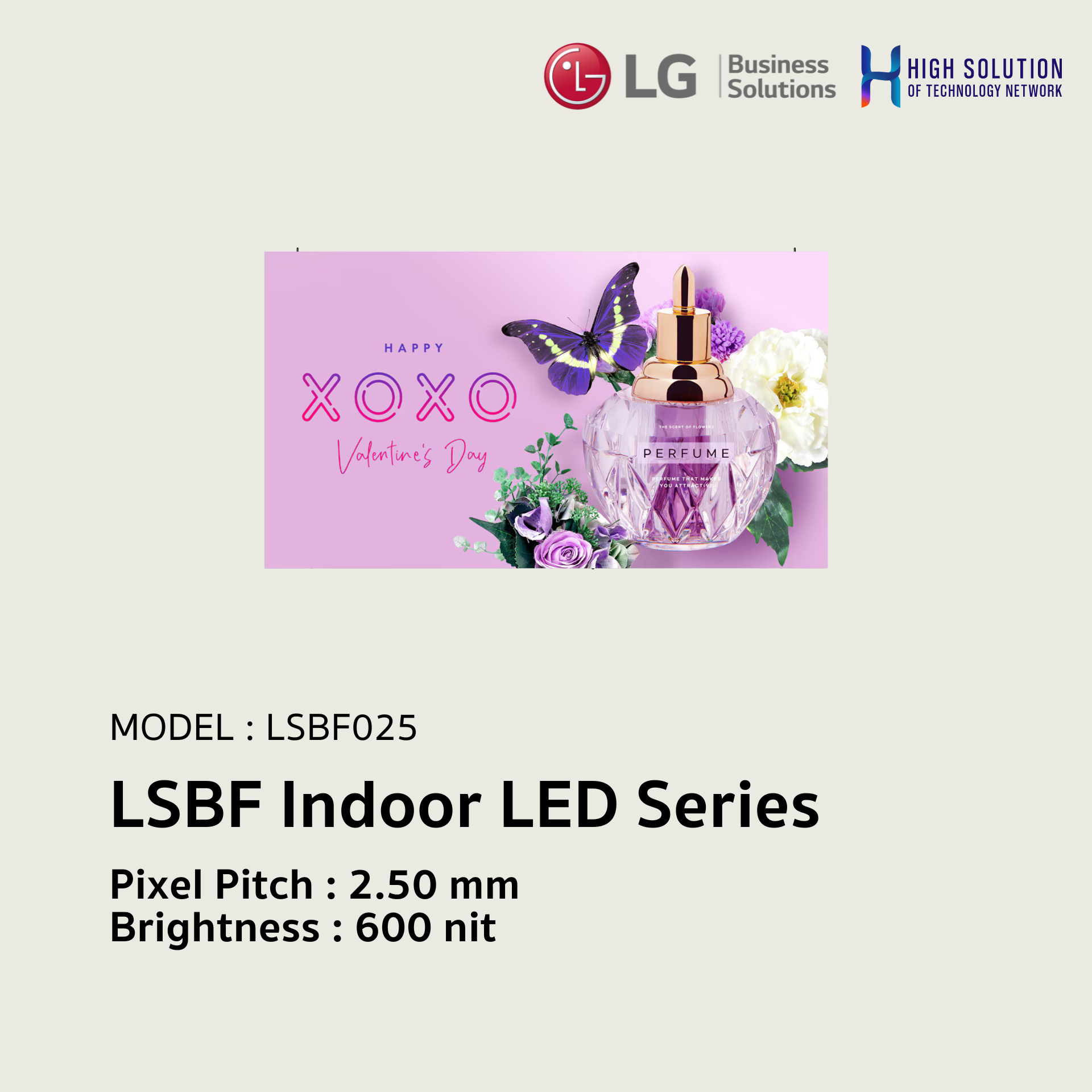 LSBF025 LG LSBF Indoor LED Series Compatibility with LG Software Solutions P2.50