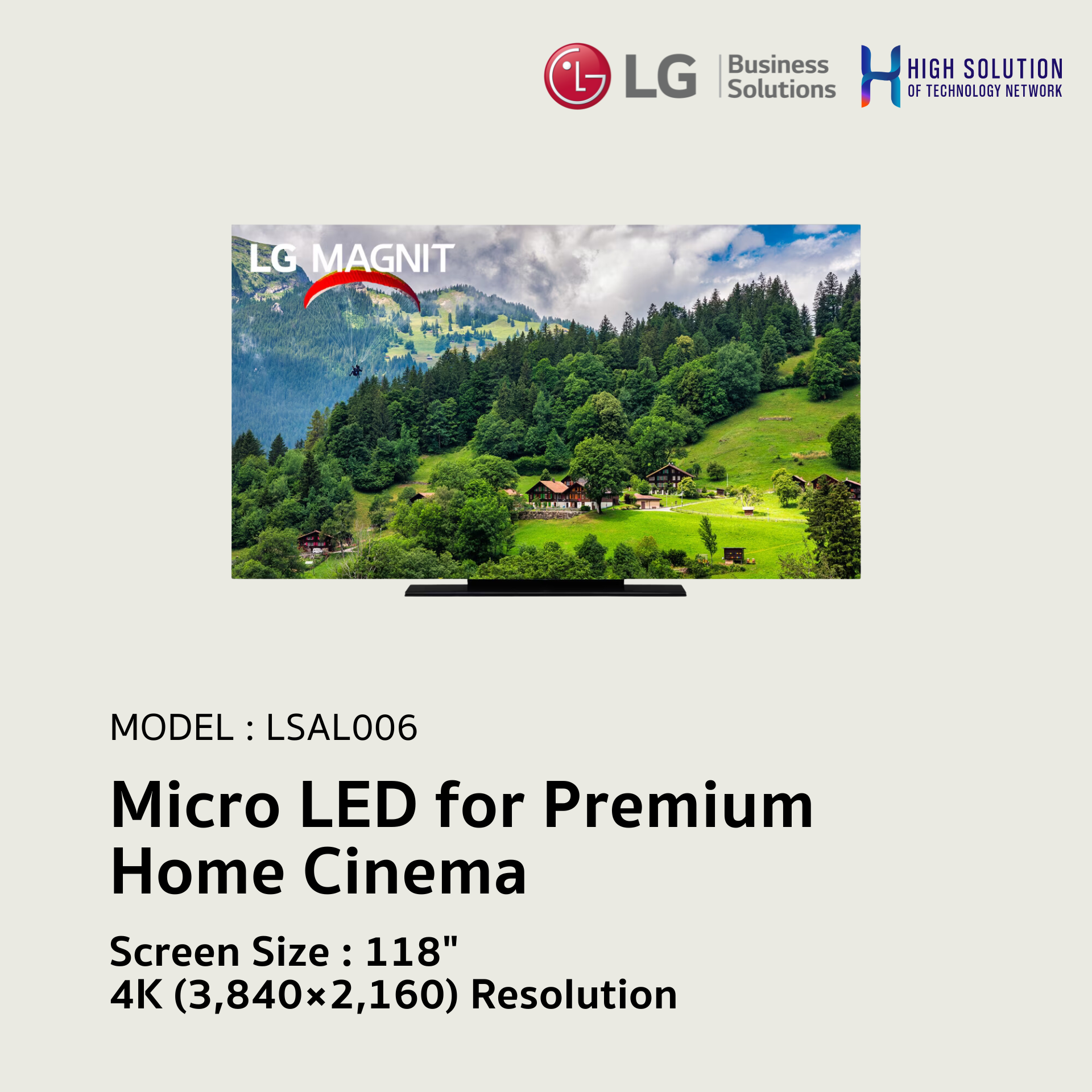 LSAL006 LG Magnit  Micro LED for Premium Home Cinema