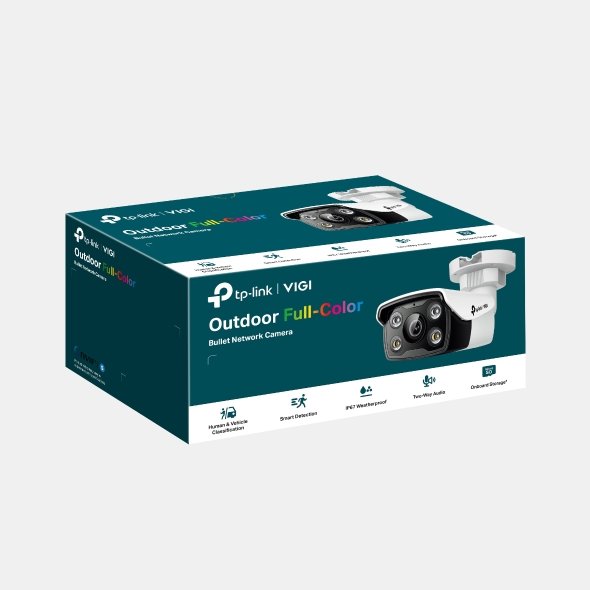 C340 Camera VIGI C340 V1 TP-LINK VIGI 4MP Outdoor Full-Color Bullet Network Camera ...
