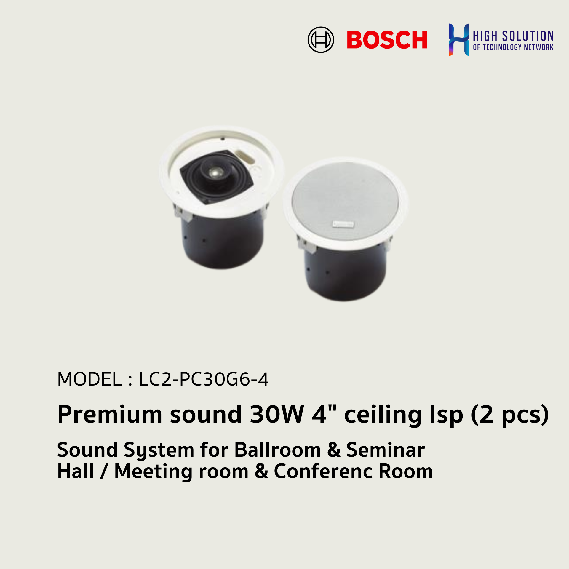 LC2-PC30G6-4 BOSCH Premium sound 30W 4