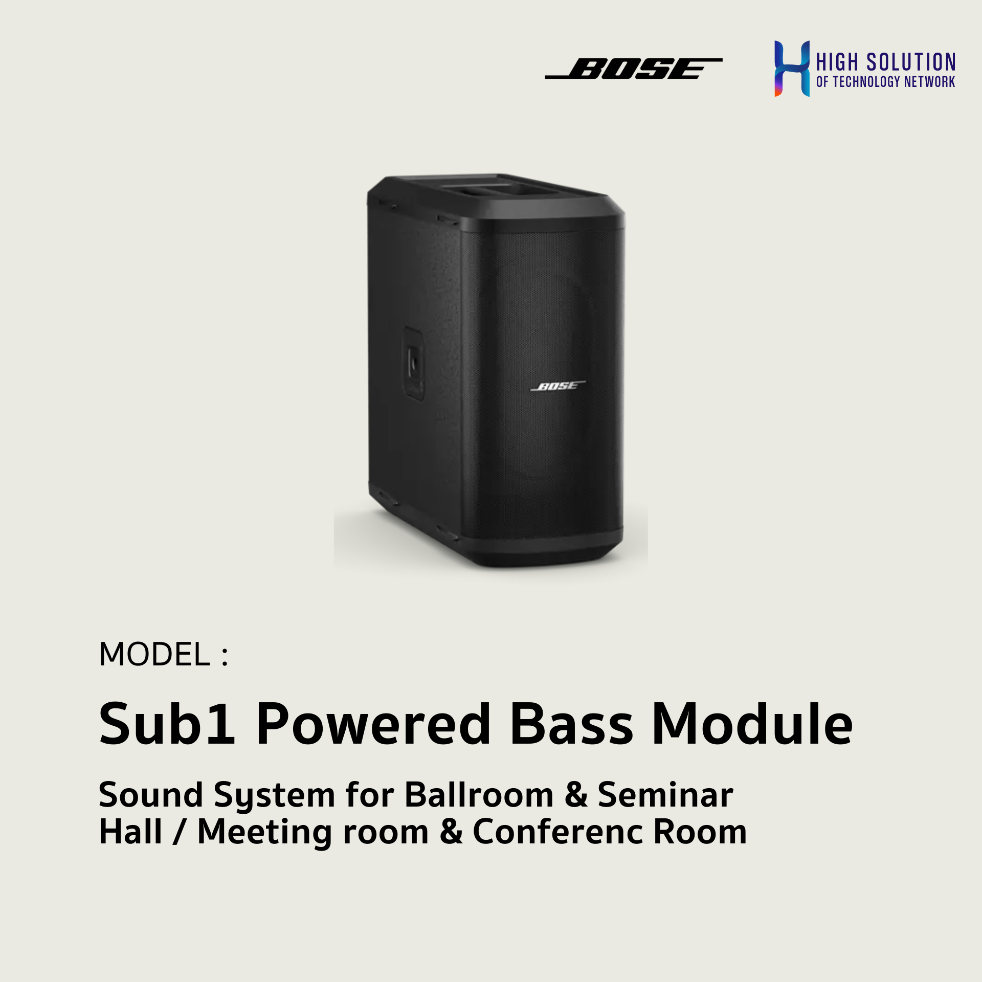 Boss Bass Module BOSE Sub1 Powered Bass Module / Sound System for Ballroom & Seminar ...