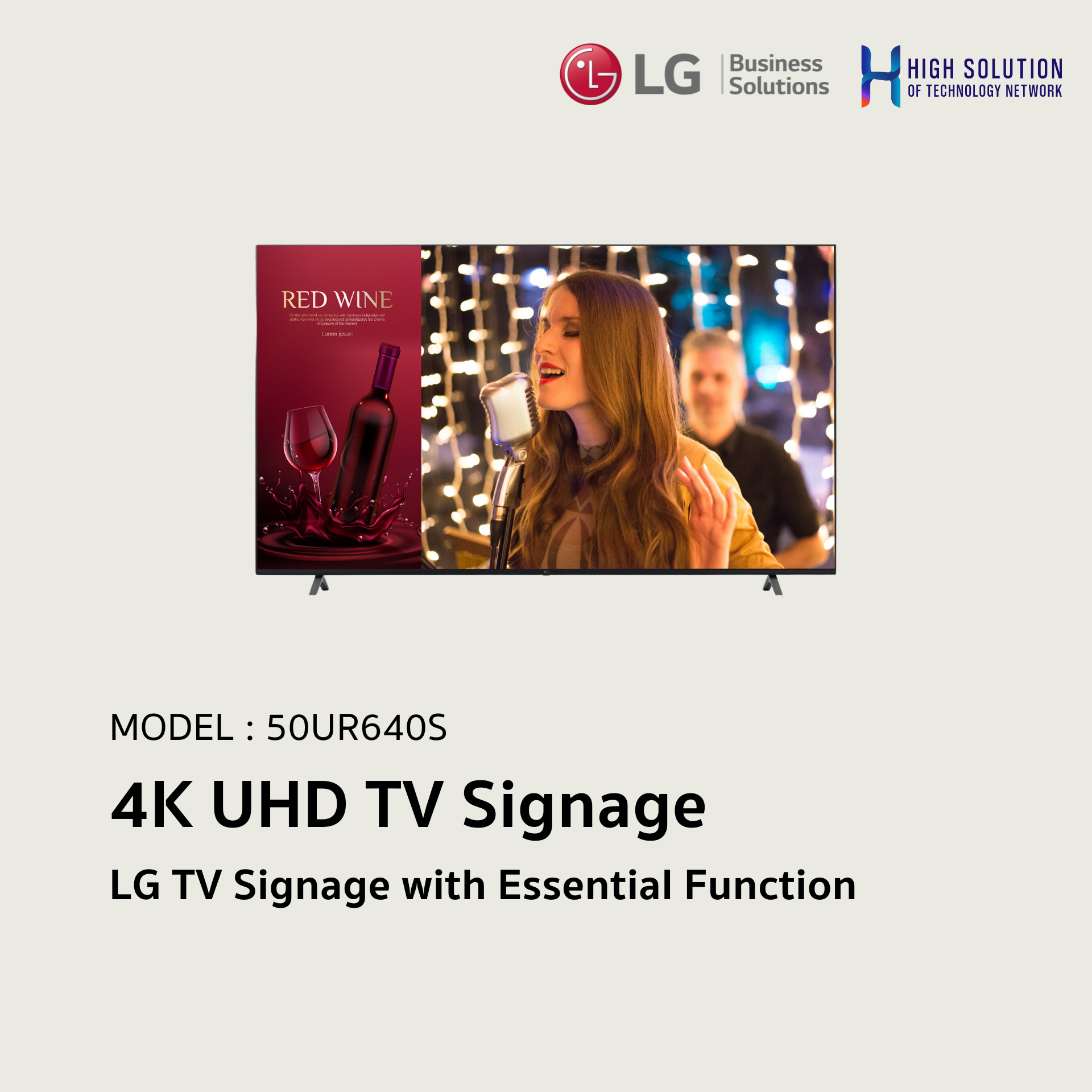 50UR640S UR640S UHD TV Signage