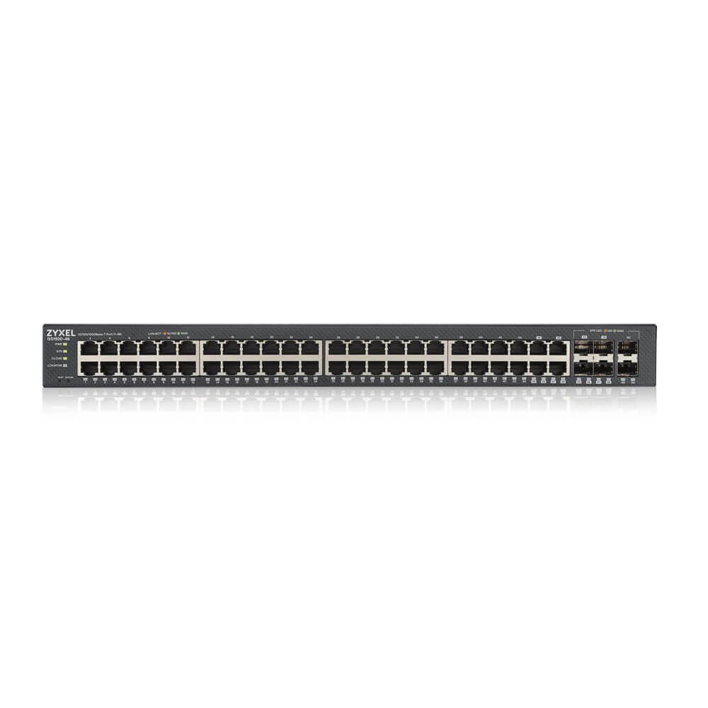 Gs2020e Router GS1920-48v2 ZYXEL 48-port GbE Smart Managed PoE Switch Network system ...