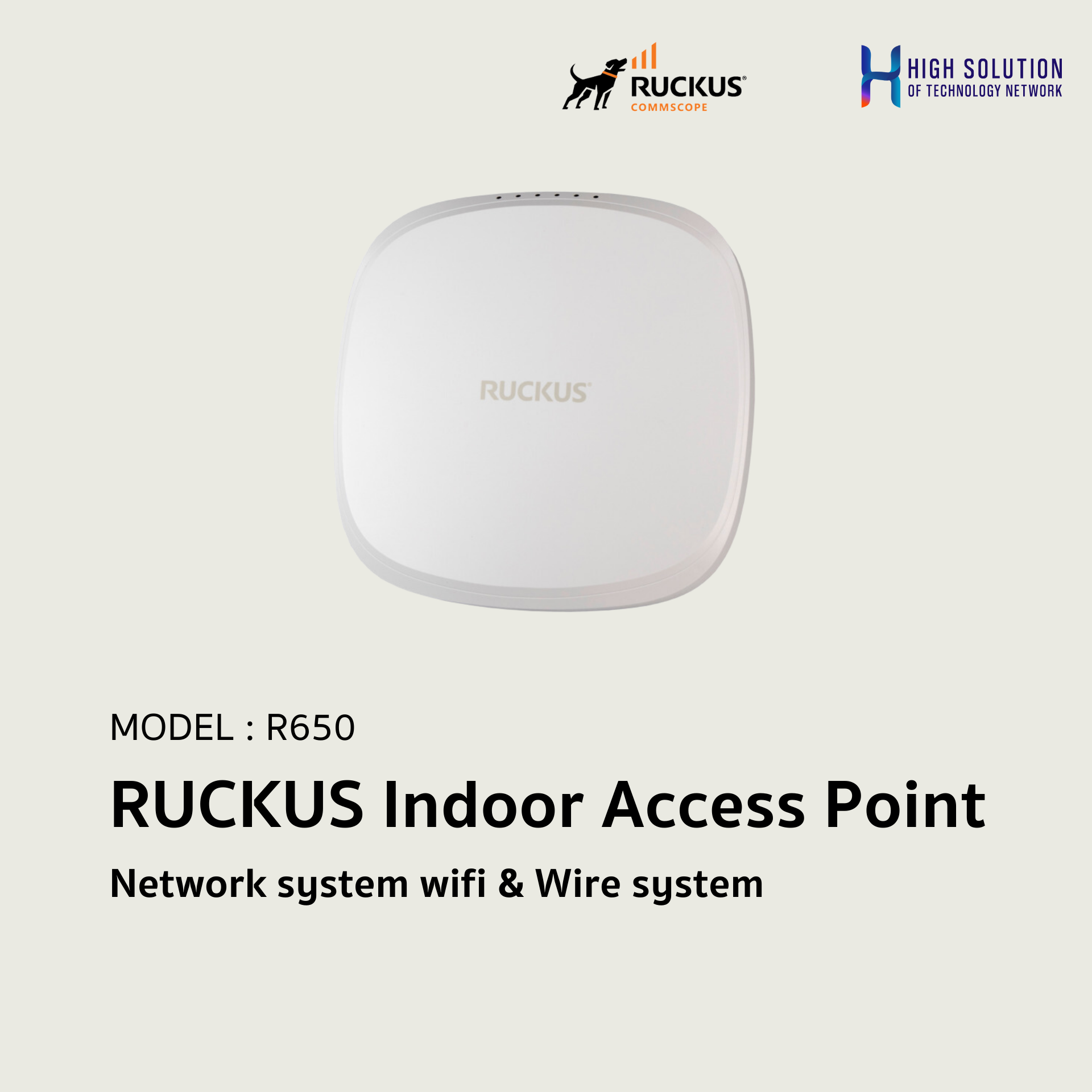 R650 RUCKUS Indoor Access Point For WiFi & Wired Network infrastructure ...