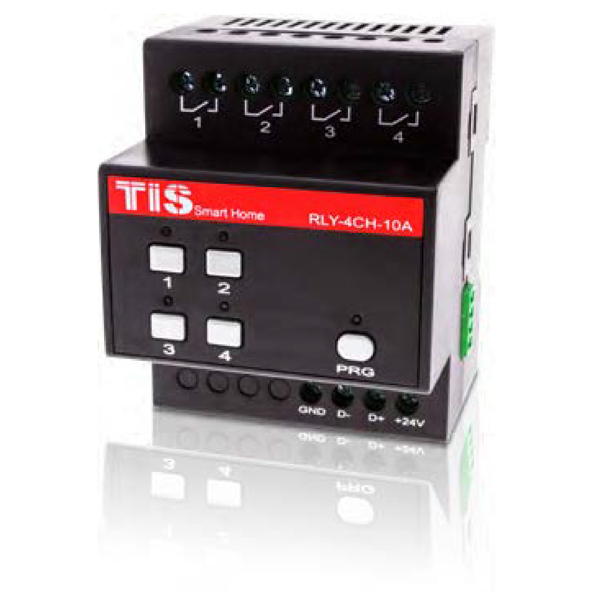 RLY-4CH-10A, TIS, Relay Module with 4 Channels - IoT Smart Automation ...