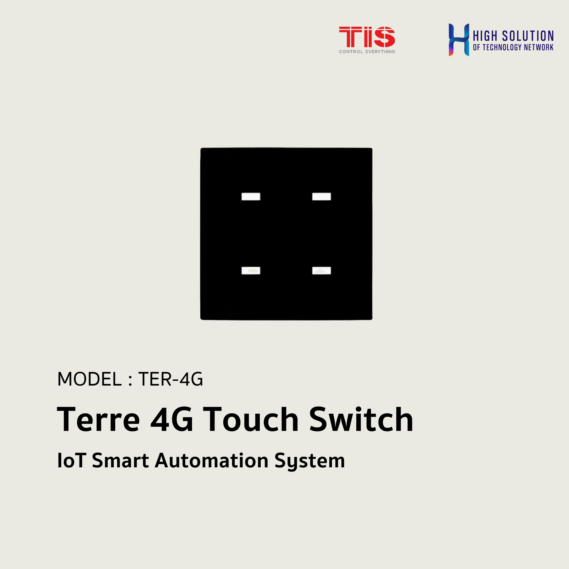 TER-4G, TIS, Terre 4G Touch Switch - IoT Smart Automation System