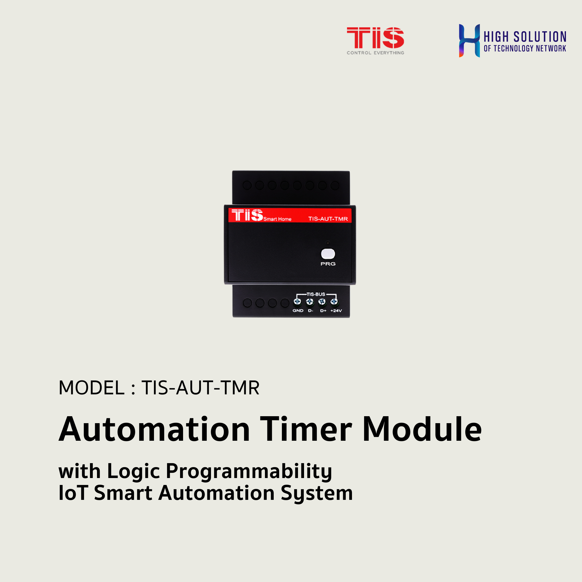 TIS-AUT-TMR, TIS, Automation Timer Module with Logic Programmability ...
