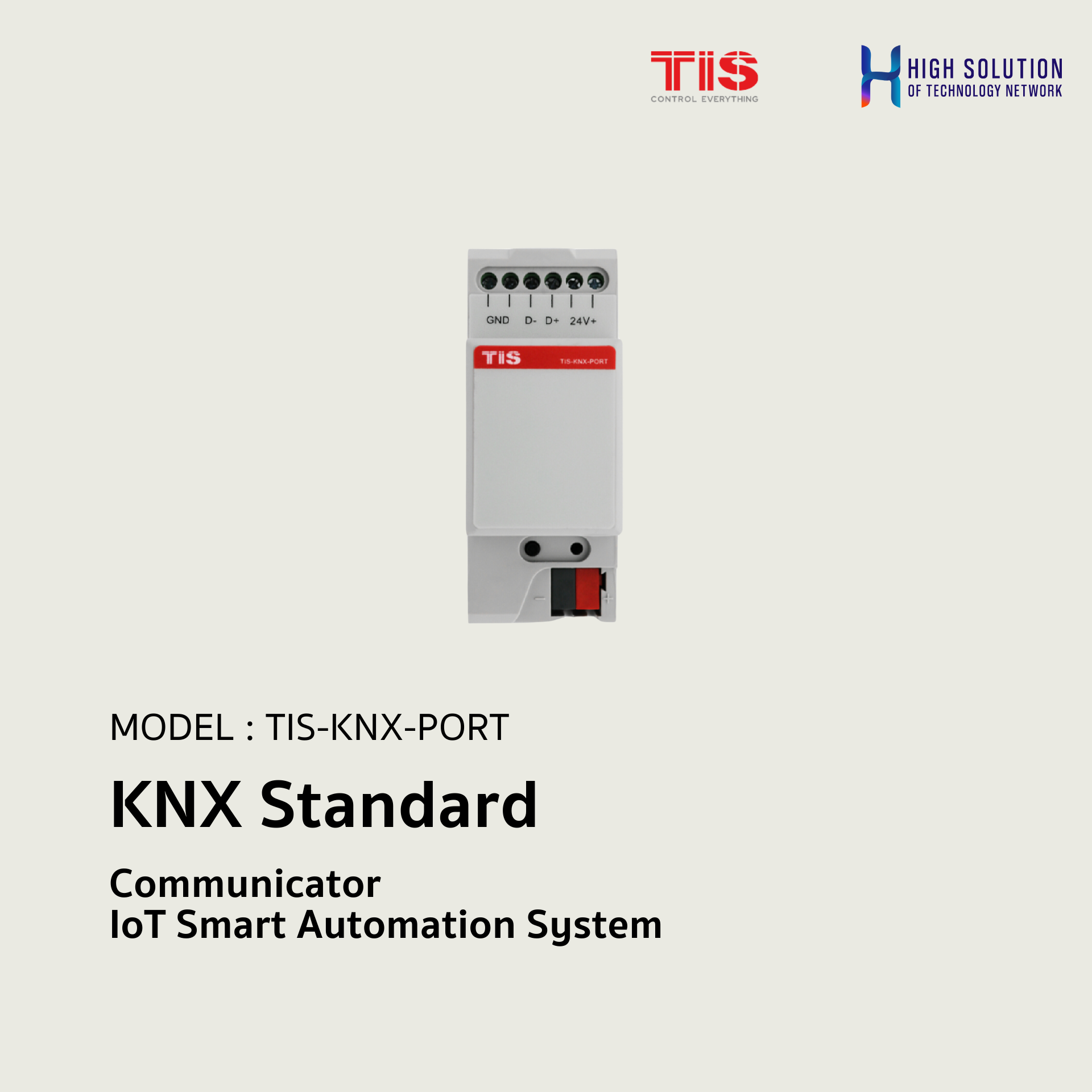 TIS-KNX-PORT, TIS, KNX Standard Communicator - IoT Smart Automation System