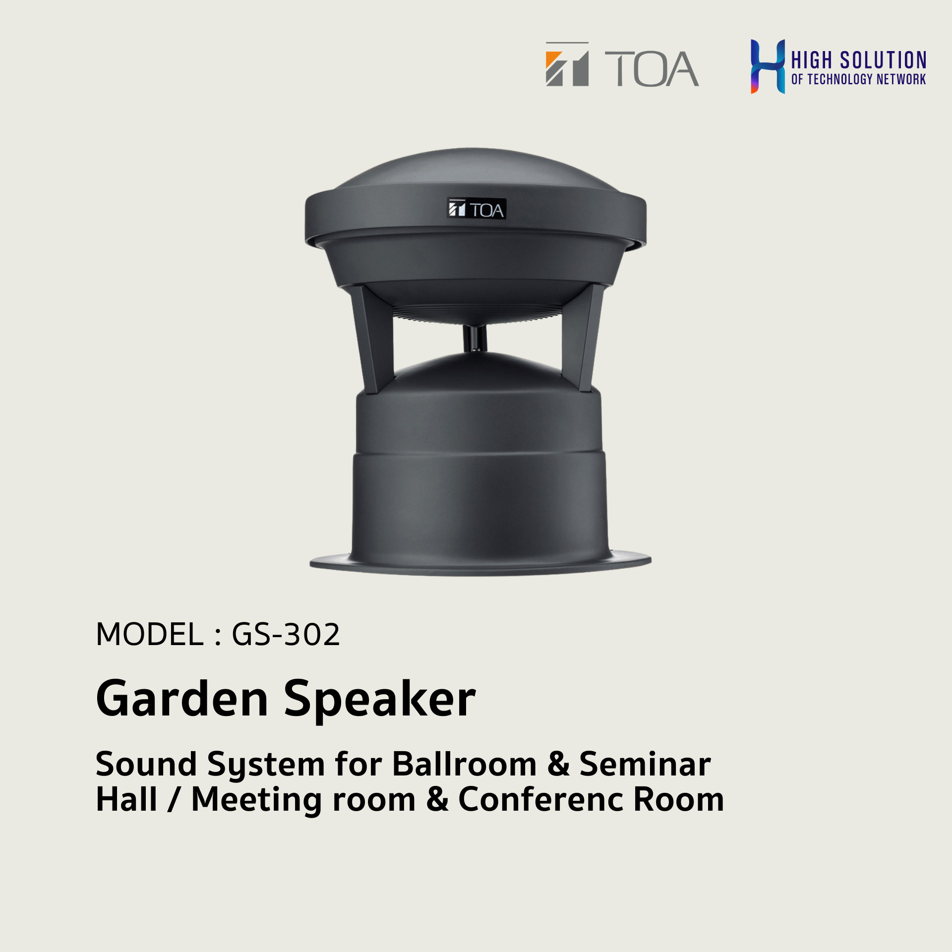 Toa Gs GS-302 (TOA) Garden Speaker / Sound System for Ballroom & Seminar Hall ...