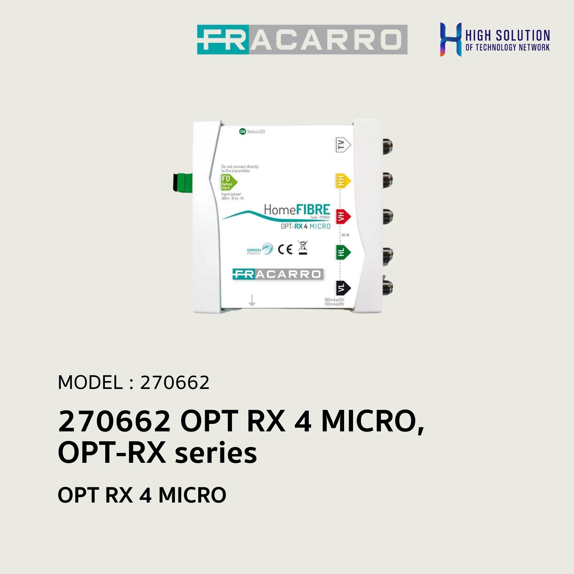 270662 OPT RX 4 MICRO, OPT-RX series