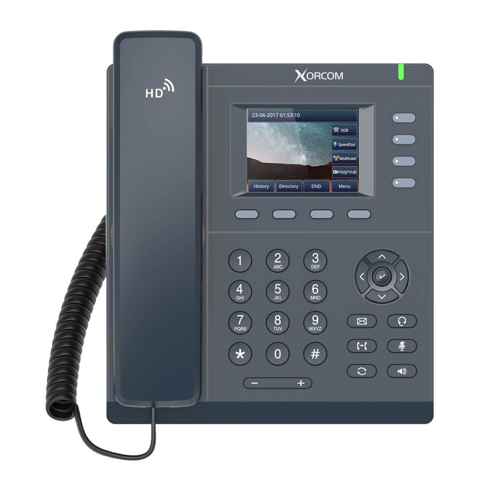 UC921G (xorcom) IP Phone 4-line HD SIP desktop phone with LCD backlight ...
