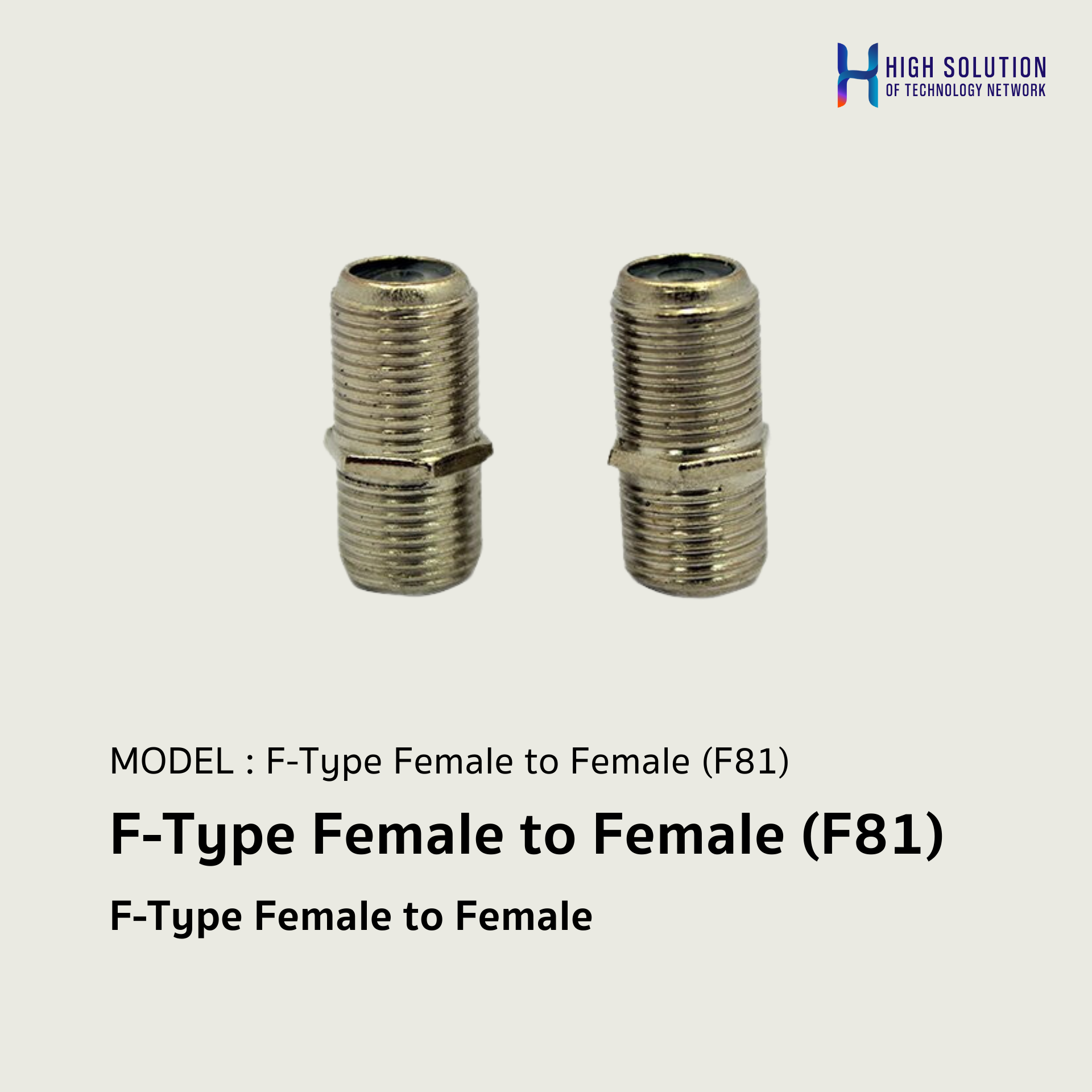 F-Type Female to Female (F81)