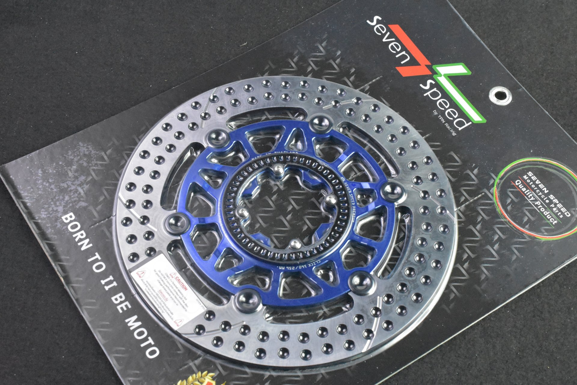 จานดิสก์หน้า Click-160 256 มิล. สำหรับใส่กับโช้คแต่ง Seven-Speed