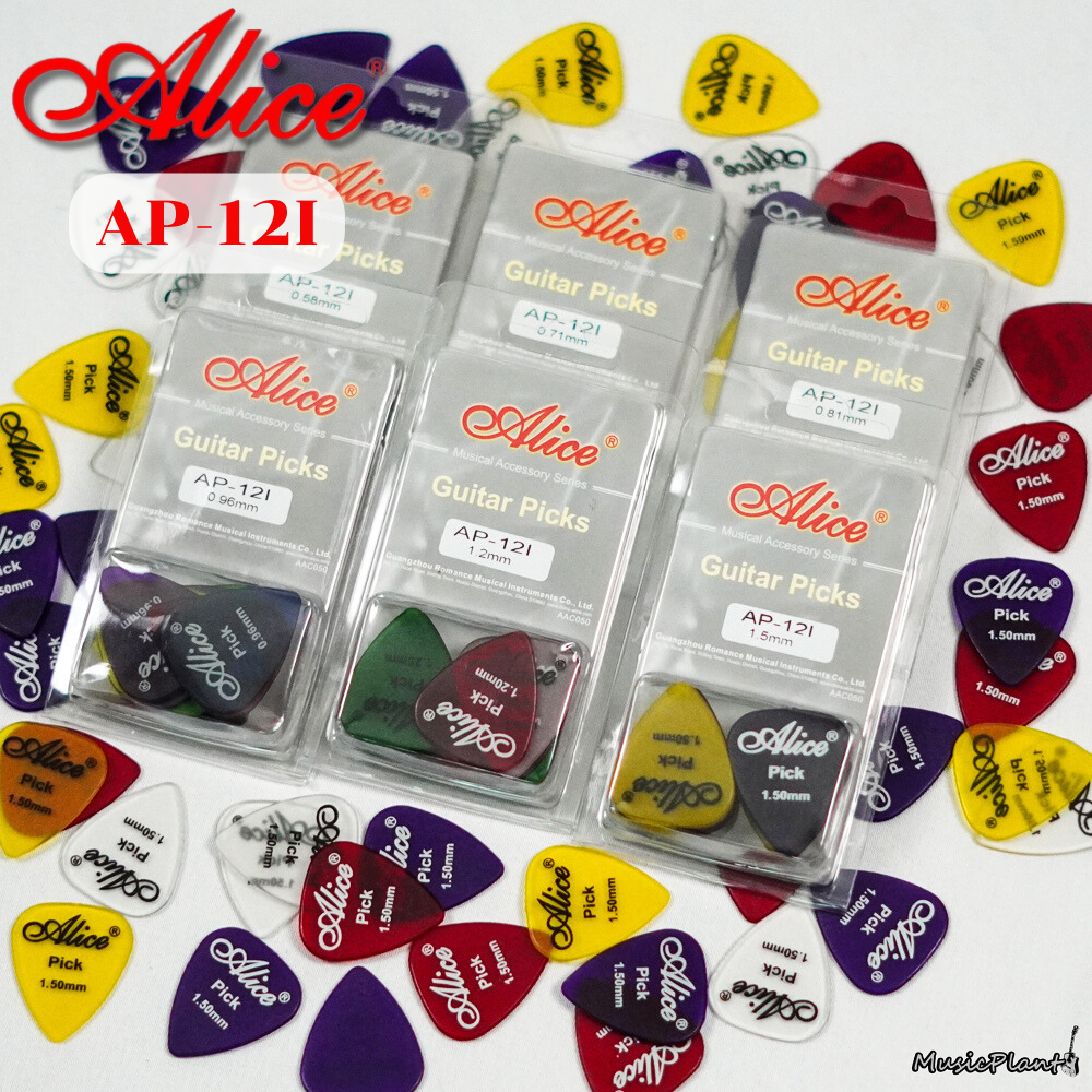 ปิ๊กกีตาร์ Alice - AP12I PC แบบใส