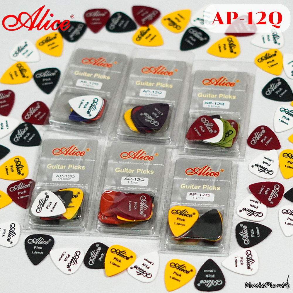 ปิ๊กกีตาร์ Alice - AP12Q ABS Gloss