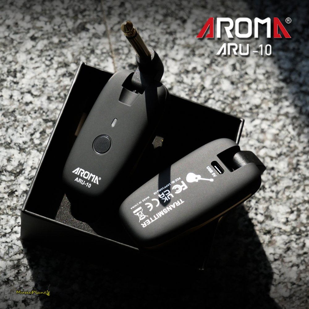 กีตาร์ไวเลส Aroma - ARU-10 Guitar Wireless