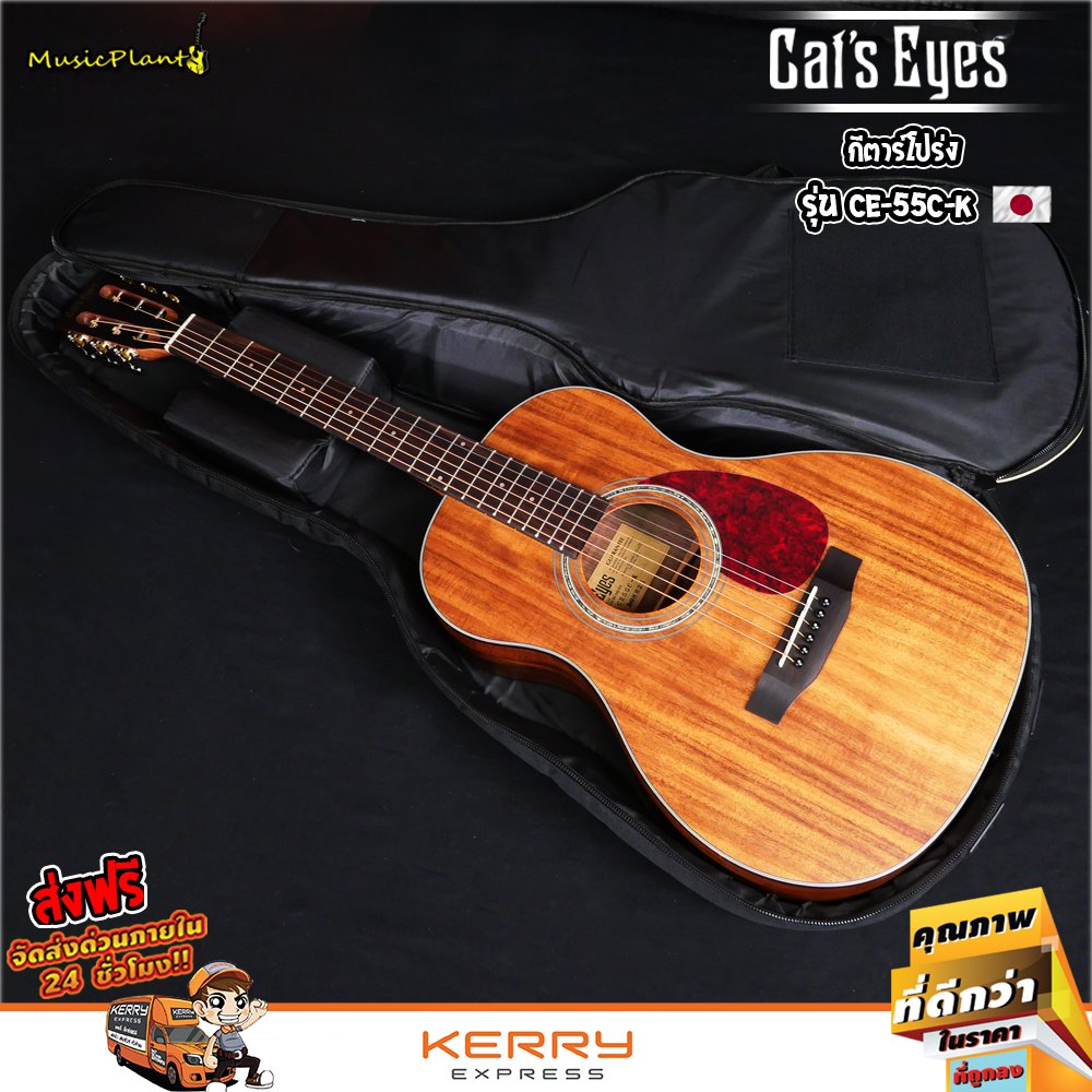 Cat's Eyes: CE-55C-K, Acoustic Guitar