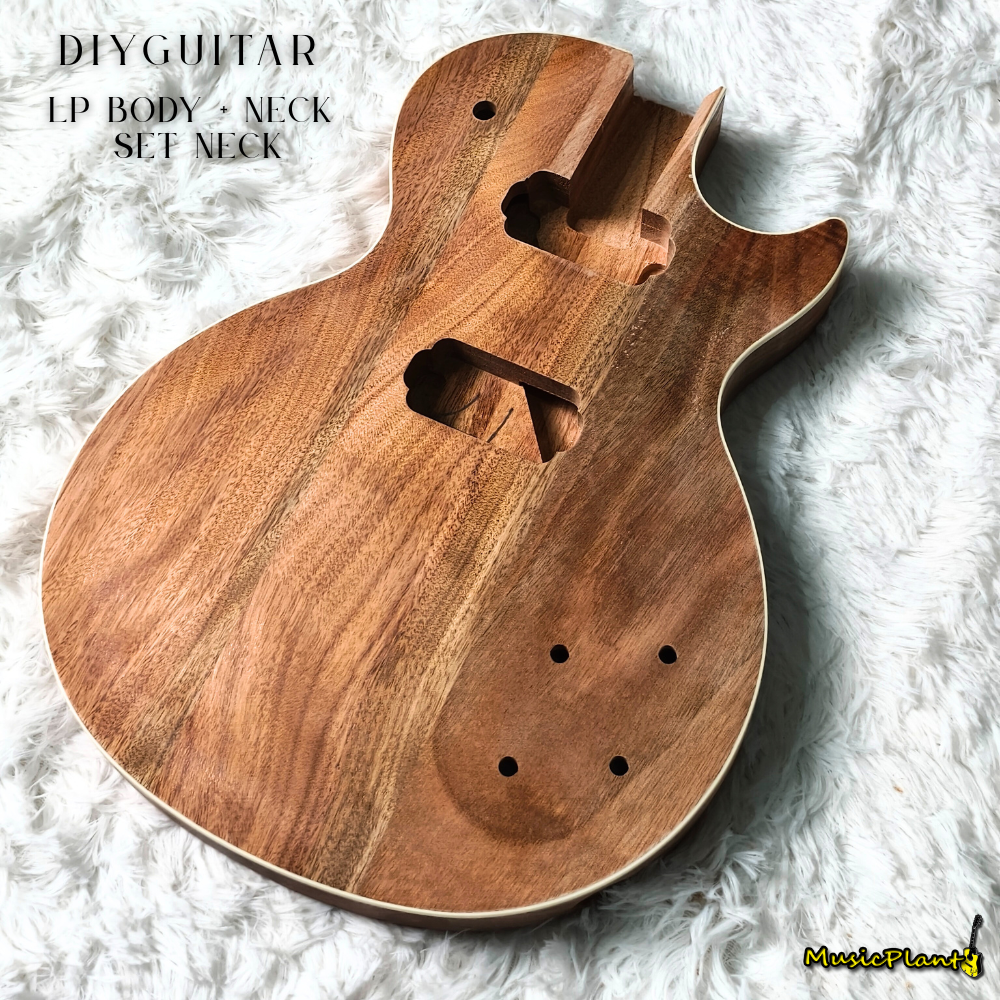 Lp Guitar Set In DIY Guitar บอดี้+คอ กีตาร์ ทรง LP (Set Neck)