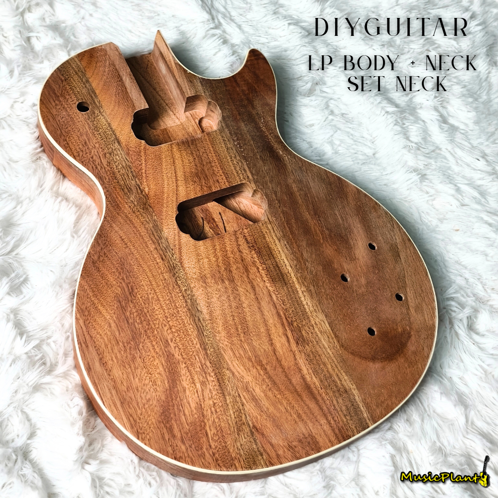 Lp Guitar Set In DIY Guitar บอดี้+คอ กีตาร์ ทรง LP (Set Neck)