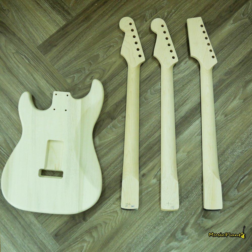 DIY กีตาร์ทรง Strat Neck / Body (ซื้อแยกชิ้นได้) - musicplant