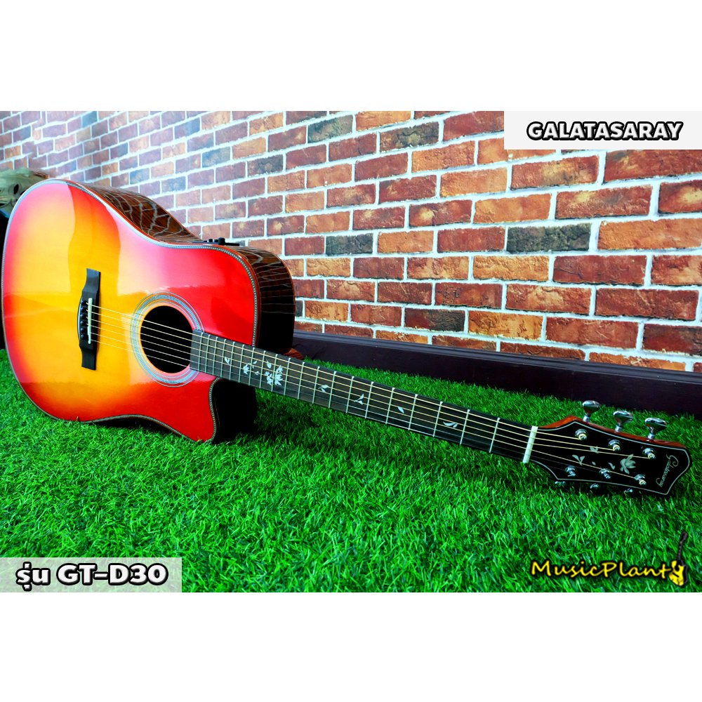Galatasaray: GT-D30 CS, Acoustic Electric Guitar, Top Splid