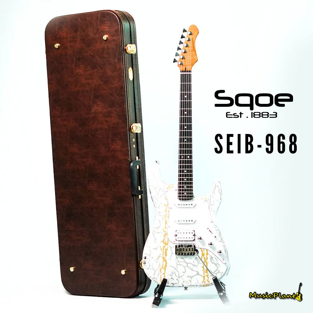 Sqoe - SEST968 สี Burning Water White พร้อม Case