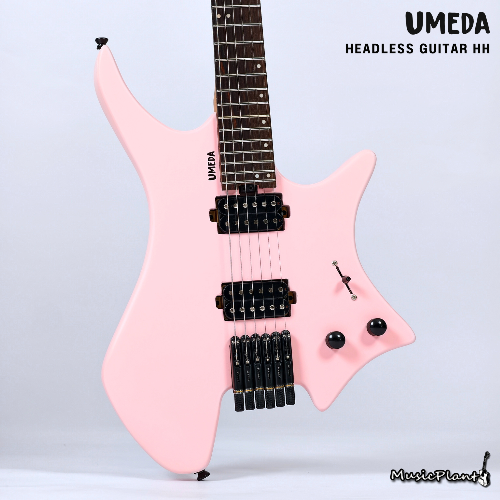(Full SetUp) กีตาร์ไฟฟ้าหัวตัด Umeda - Headless Guitars H-H