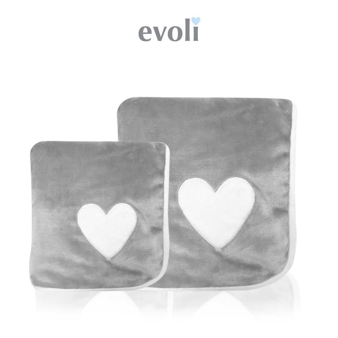 ผ้าห่มเด็ก Baby Huggable Blanket สีเทา Evoli (0m+)