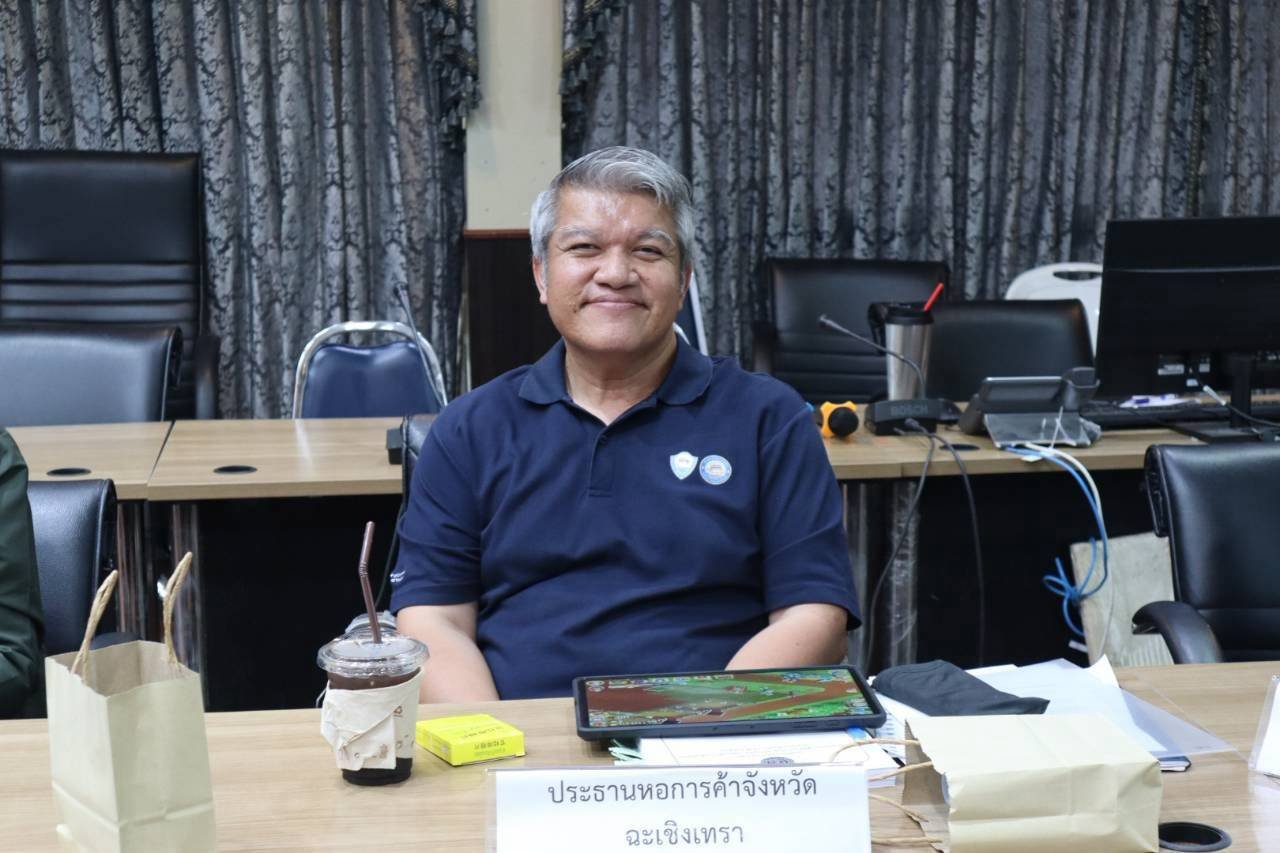 วันพุธที่ 9 กันยายน 2569 เวลา 13.30 น. นายจอมพงษ์ ชูทับทิม เลขาธิการ/รองประธานหอการค้า ร่วมประชุมคณะอนุกรรมการติดตามกำกับดูแลการบริหารจัดการข้าวระดับจังหวัด จังหวัดฉะเชิงเทรา ณ ห้องประชุมพระยาศรีสุนทรโวหาร (น้อย อาจารยางกูร) ชั้น 1 ศาลากลางจังหวัดฉะเชิงเท