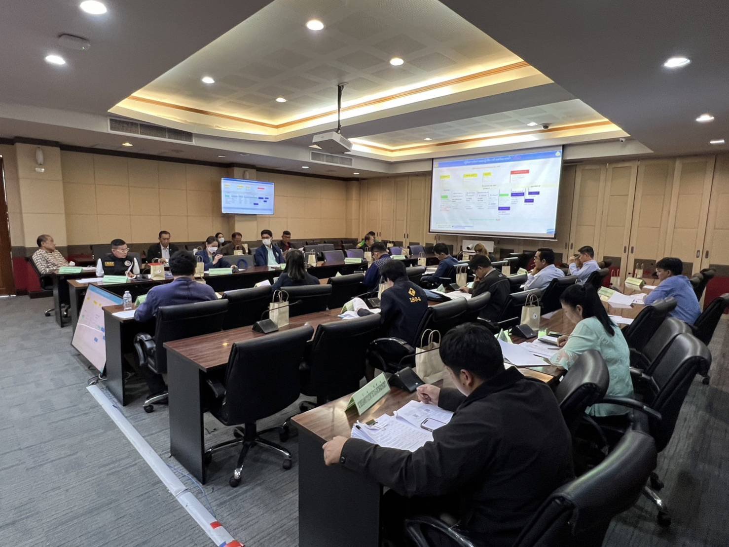 วันพุธที่ 10 มกราคม 2567 เวลา 13:30 น นายจิตรกร เผด็จศึก ประธานหอการค้าฯประชุมคณะอนุกรรมการทรัพยากรน้ำจังหวัดฉะเชิงเทราครั้งที่ 1/2567 ณ ห้องประชุมมรุพงษ์ศิริพัฒน์ชั้น 4 ศาลากลางจังหวัดฉะเชิงเทรา