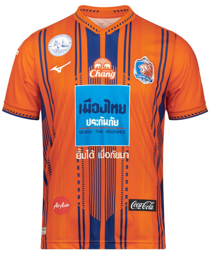 2026 Port FC Thailand Football Soccer League Jersey Shirt Home Orange Blue