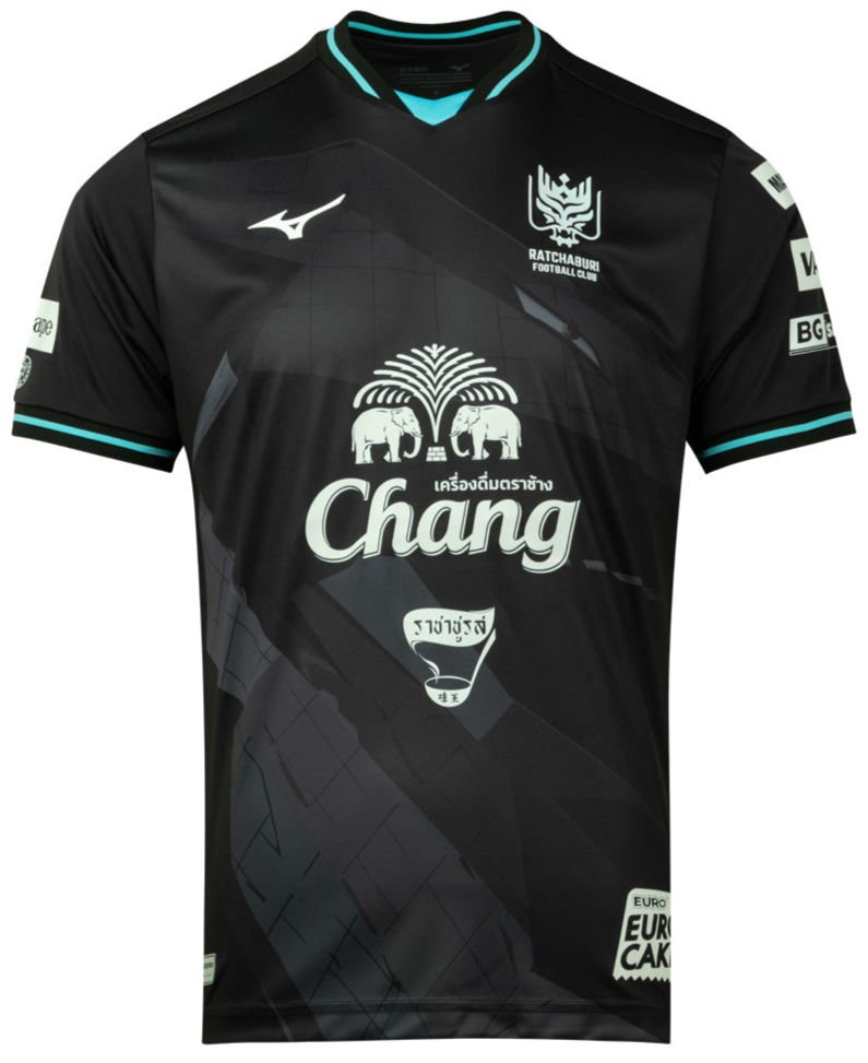 2026 Ratchaburi FC Authentic Thailand Football Soccer Thai League Jersey Shirt Third Black - Player Version