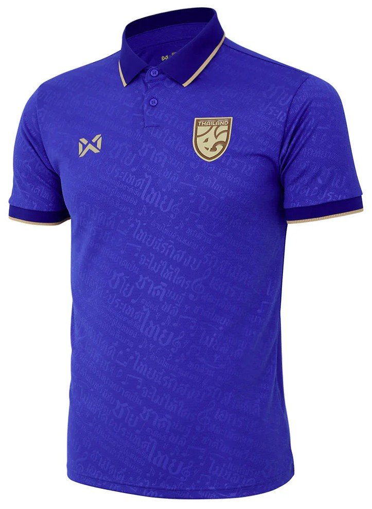 2026 - 27 Thailand National Team Thai Football Soccer Blue Player Replica Jersey Shirt