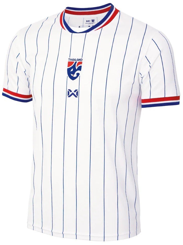 2026 - 27 Thailand National Team Thai Football Soccer White Player Replica Jersey Shirt