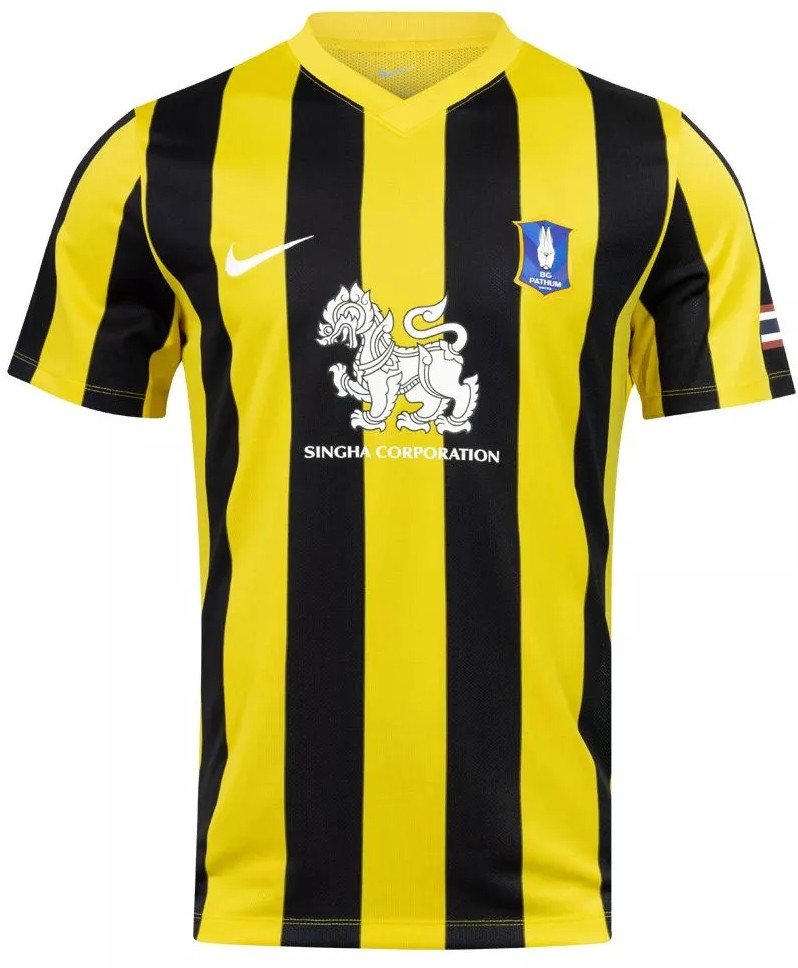 2025-26 BG Pathum United BGPU FC Thailand Football Soccer League Jersey Shirt Away Yellow - ACL Player Edition