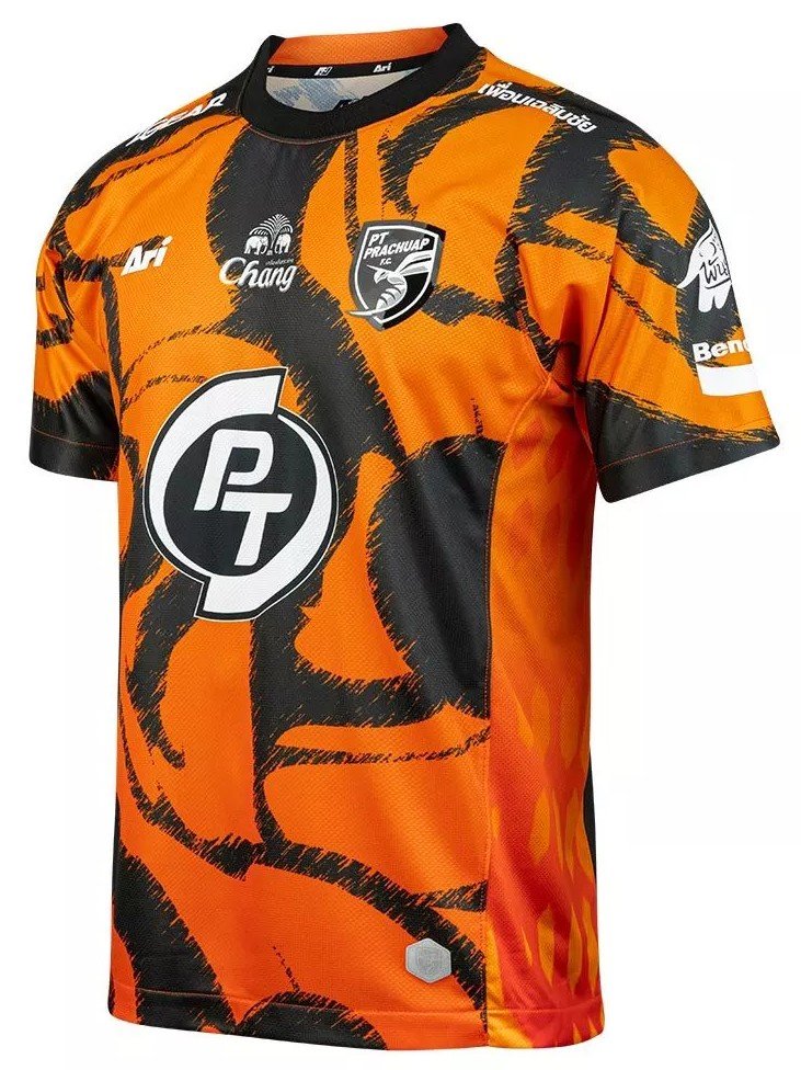 2025 - 25 PT Prachuap FC Thailand Football Soccer League Jersey Shirt Home Orange - Player Edition