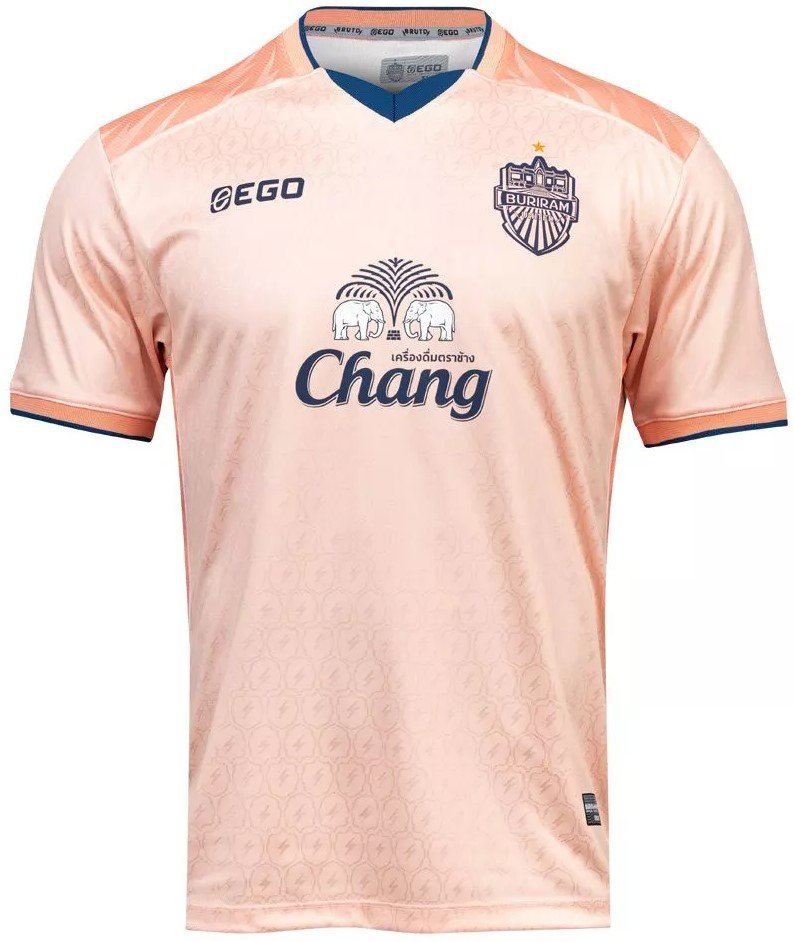 2025-26 Buriram United Thailand Football Soccer League Jersey Shirt Away Pink - AFC Champion League Elite  - ACL Version