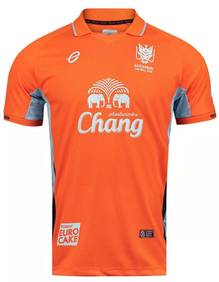 2025-26 Ratchaburi FC Authentic Thailand Football Soccer Thai League Jersey Shirt Home Orange - Player Version