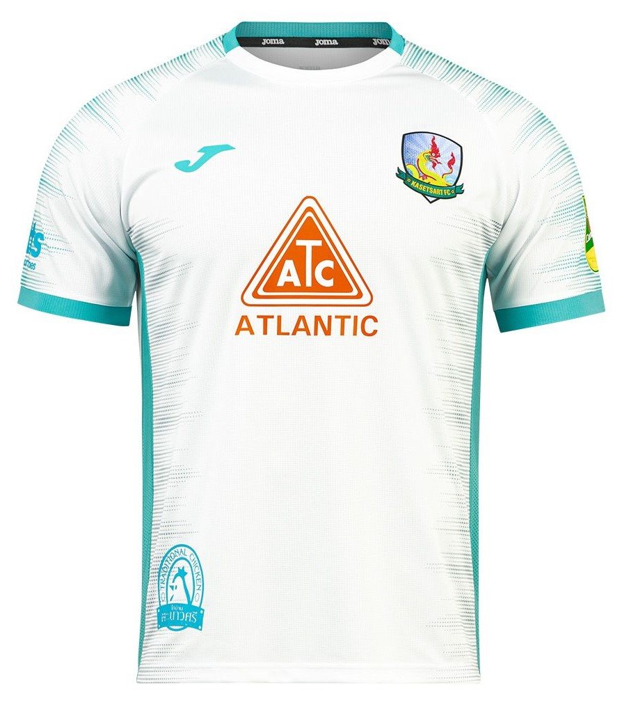 2024-25 Kasetsart FC Authentic Thailand Football Soccer Thai League Jersey Third White Shirt - Player Version