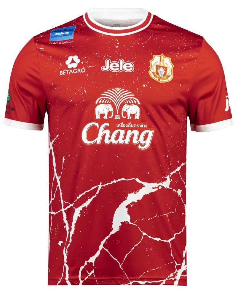 2024 - 25 Lamphun Warriors FC Authentic Thailand Futsal League Jersey Shirt Third Red - Player Edition