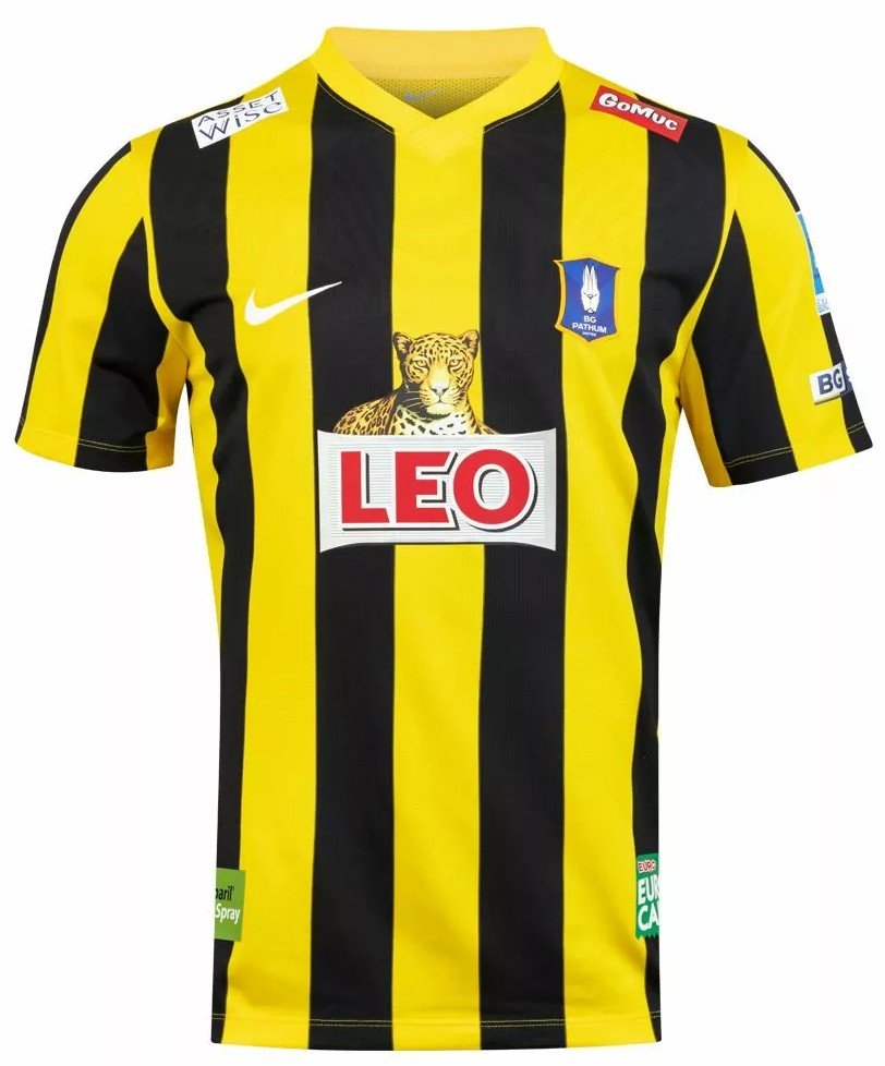 2025 -26 BGPU FC - BG (Bangkok Glass) Pathum United Thailand Football Soccer League Jersey Shirt Away Yellow - Player Edition