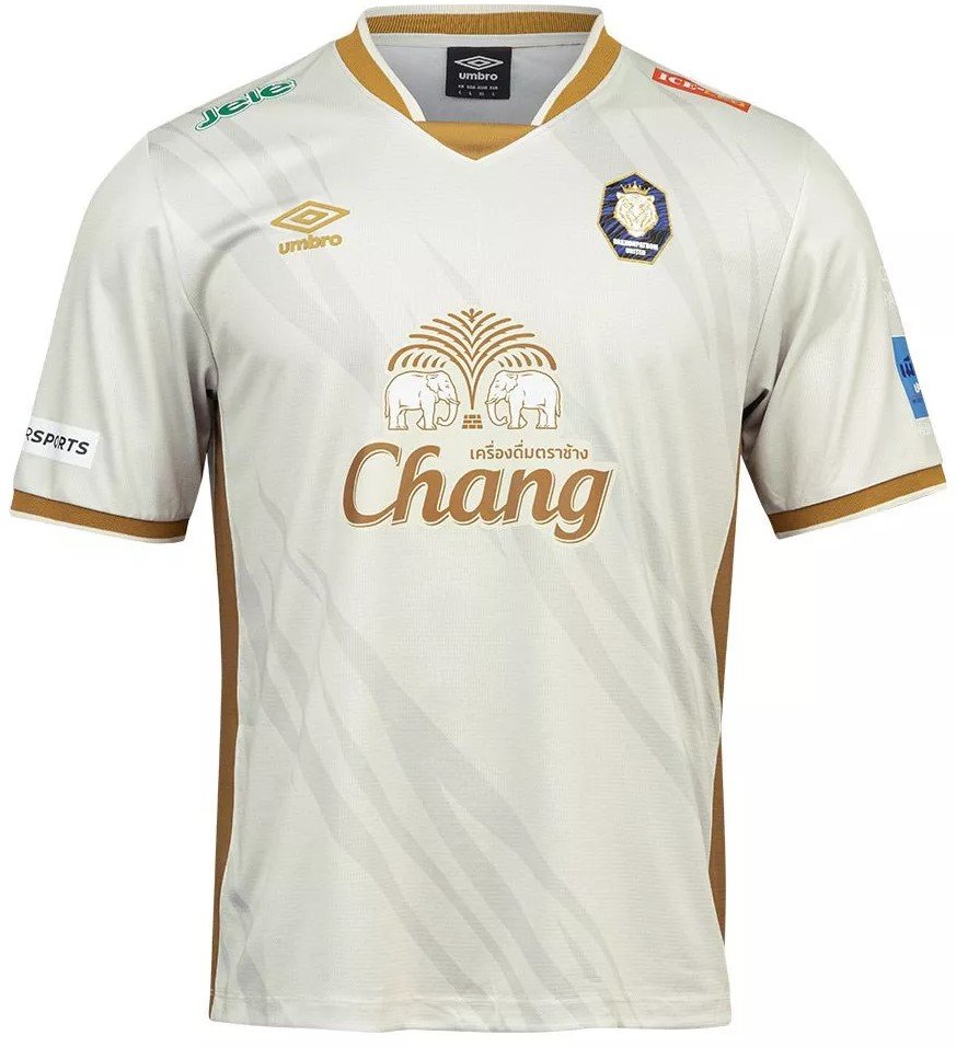 2025-26 Nakhonpathom United Thailand Football Soccer League Jersey Shirt Away Light Brown - Player Version